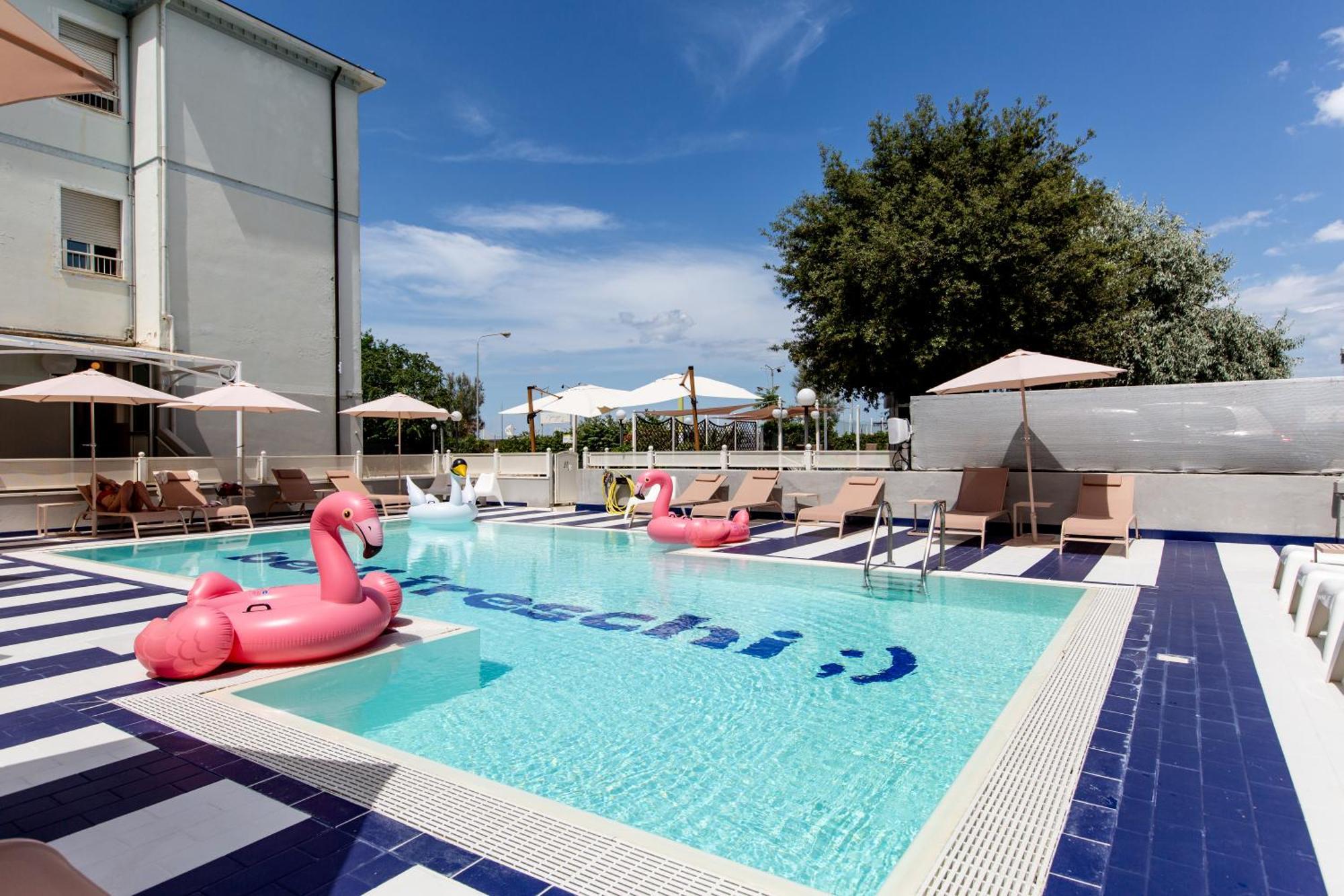Hotel Belvedere Rimini Exterior foto