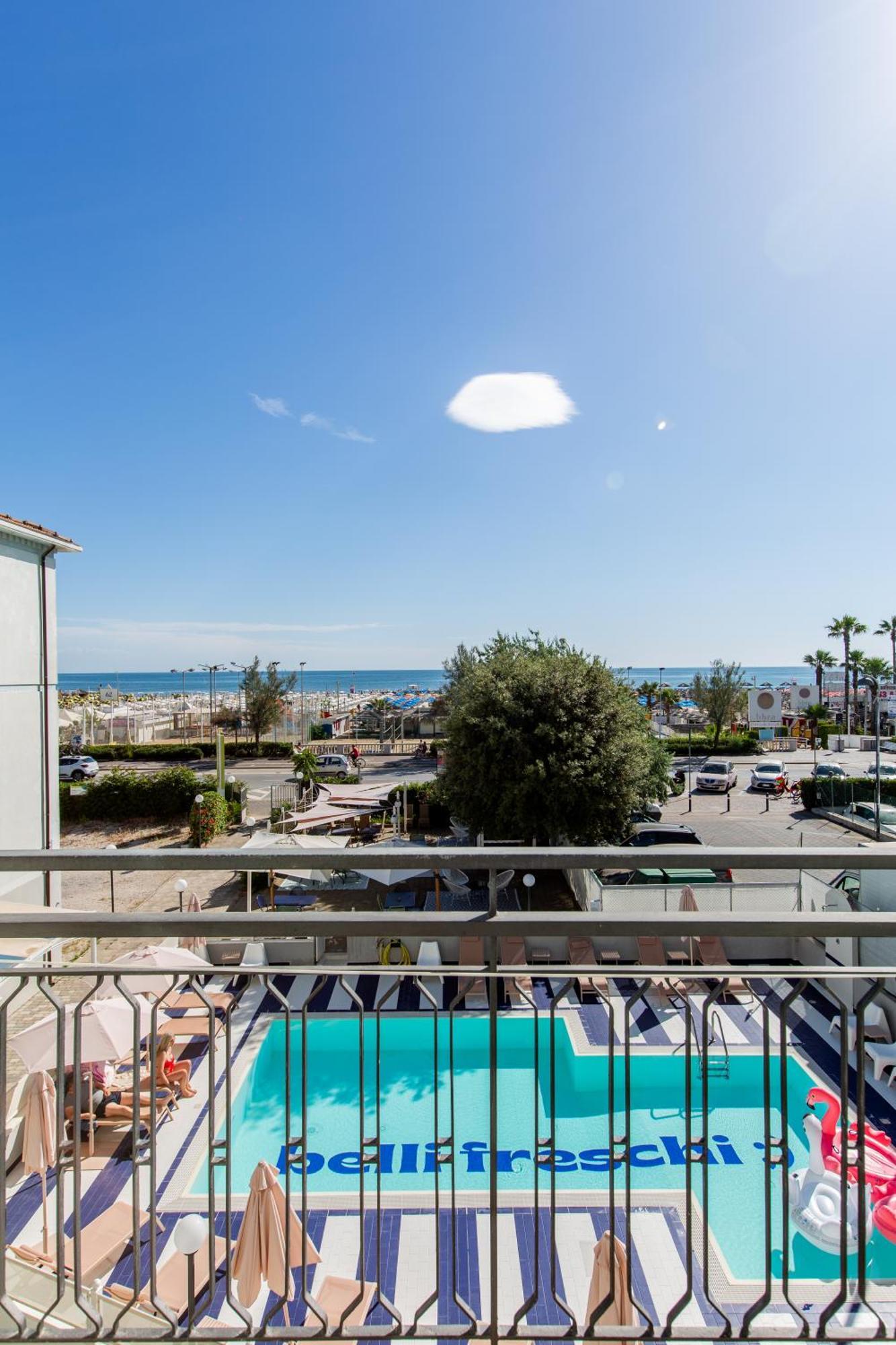 Hotel Belvedere Rimini Exterior foto